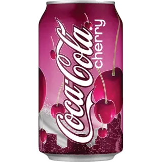 😒 fe2d42b8 Coca-Cola Cherry Coca-Cola, kers, drank, frisdrank, drank telegram sticker