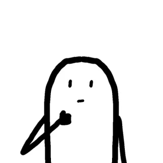 🌱 f94a16bf người que, ngón giữa, thô lỗ, cử chỉ, xúc phạm, hoạt hình, tối giản telegram sticker