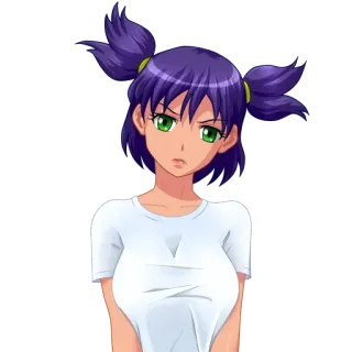 😠 a89ddc5c Anime, Fille, Dessin animé, En colère telegram sticker