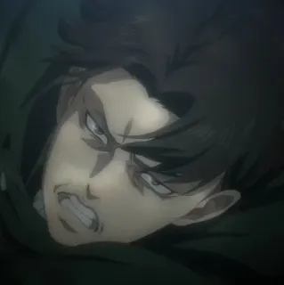 🔗 508de507 Levi Ackerman Attack on Titan Anime, Attack on Titan, Levi, Levi Ackerman, Ernst, Militär, Gewalt whatsapp sticker