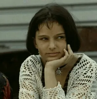 😐 11c8f640 Mathilda Léon: The Professional 映画, レオン, ナタリー・ポートマン, マチルダ whatsapp sticker