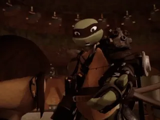 🤩 c15ebabb Michelangelo Teenage Mutant Ninja Turtles TMNT, 米开朗基罗, 忍者神龟, 卡通, 乌龟 whatsapp sticker