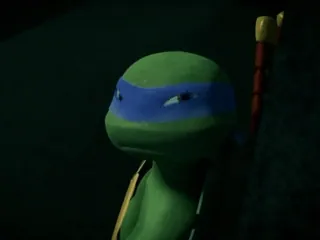 🤩 d7ee1ffc Leonardo 忍者神龟, tmnt, 忍者龟, 莱昂纳多, 卡通人物 whatsapp sticker