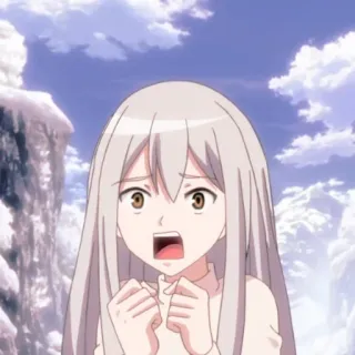 😰 4747e8b1 Anime, Kartun, Sedih, Tertekan, Karakter, Gadis, Khawatir telegram sticker