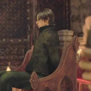 🙄 343c5c36 Leon resident evil, ตัวละครวิดีโอเกม, Leon S. Kennedy telegram sticker