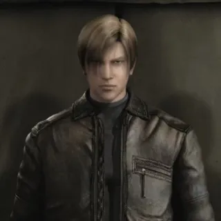 Leon Kennedy by @AllochkaDragunova telegram stickers