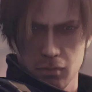 Leon Kennedy by @AllochkaDragunova whatsapp stickers