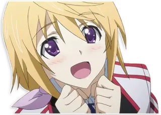 😀 38495908 动漫, 女孩, 微笑, 可爱, 插图 whatsapp sticker