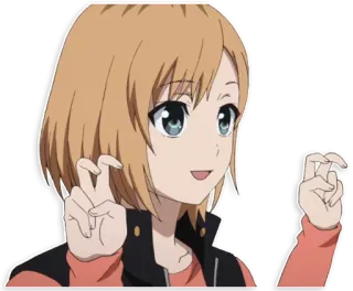 😏 4a3bc27f 动漫, 女孩, 角色, 可爱 whatsapp sticker