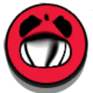 😡 09e471af 화난, 빨간색, 이모지, 얼굴, 표정, 만화 telegram sticker