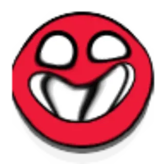 😡 77d87f3f 빨간 얼굴, 소름, 무서운, 만화, 괴물, 미소 telegram sticker