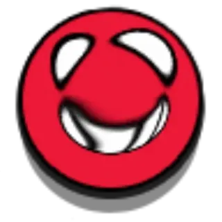 😤 a457a14a 이모지, 빨간색, 추상적인, 얼굴, 미소 telegram sticker