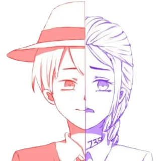 Leslie & Isabella telegram stickers