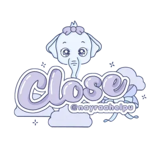 🐘 10bb65b1 Close
@nayraahelpu ゾウ, かわいい, 動物, ステッカー, 漫画, 雲 telegram sticker