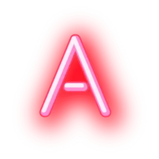 🔱Letras neón 🔱 telegram stickers