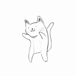 💃 96c96378 kat, dansen, cartoon, dier, schattig telegram sticker