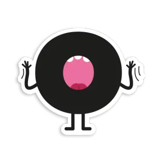 😮 ba76e49a Мультфильм, Персонаж, Наклейка whatsapp sticker