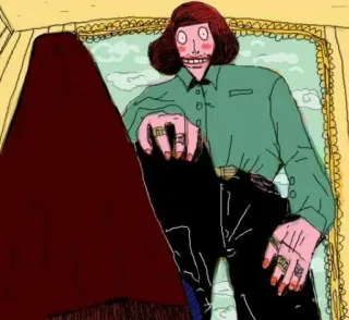 🌟 1d06fd29 アート, イラスト, キャラクター, 奇妙, 不気味, アートワーク telegram sticker