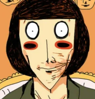 🌟 8c967934 漫画, ポートレート, 人物, イラスト, 目, 顔 telegram sticker