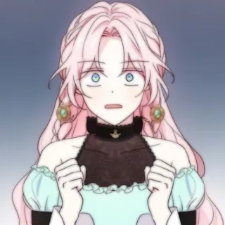 🍭 a24948fe Anime Mädchen, Cartoonfigur, Digitale Kunst, Rosa Haare, Frau telegram sticker