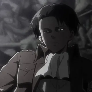 🕶️ e7b10ceb Levi Ackerman Attack on Titan Anime, Manga, Levi Ackerman, Ataque a los Titanes telegram sticker