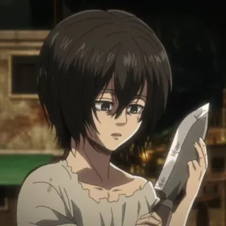 Levi Ackerman by @aotstickerpack whatsapp stickers