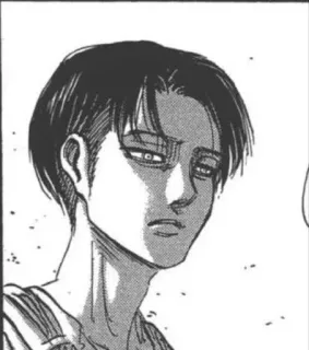 🎵 a21367f7 Levi Ackerman Attack on Titan anime, manga, attack on titan, levi, ackerman whatsapp sticker