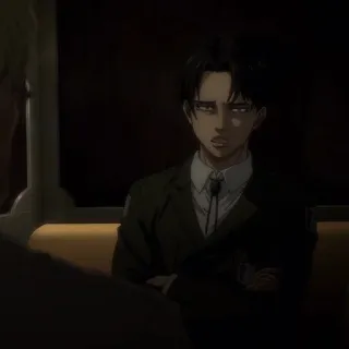 ☁️ 1bd8d2e4 Levi Ackerman Attack on Titan アニメ, キャラクター, リヴァイ, リヴァイ・アッカーマン, 進撃の巨人, マンガ, アニメーション telegram sticker