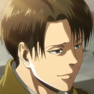 ☁️ bf5ef63e Levi Ackerman Attack on Titan アニメ, キャラクター, リヴァイ, アッカーマン, 進撃の巨人 telegram sticker