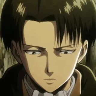 ☕ 01224ba3 Levi Ackerman Attack on Titan 动漫, 角色, 漫画, 利威尔·阿克曼 telegram sticker