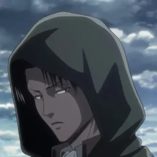 ☕ 2a4e83d2 Levi Ackerman Attack on Titan 动漫, 进击的巨人, 利威尔, 利威尔·阿克曼, 动漫人物, 漫画 telegram sticker