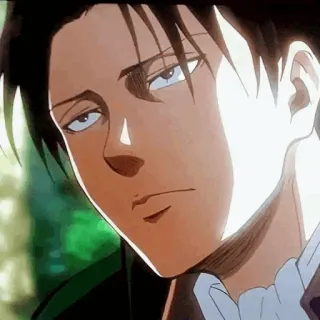 ☕ bdd9a4f0 Levi Ackerman Attack on Titan 动漫, 漫画, 利威尔, 阿克曼, 进击的巨人 telegram sticker
