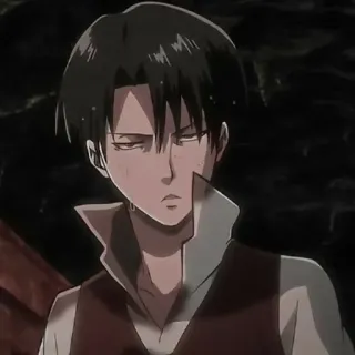 📎 35d1ec55 Levi Ackerman Attack on Titan อนิเมะ, ตัวละคร, รีไวล์, ผ่าพิภพไททัน, AOT telegram sticker