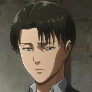📎 dd0fc16e Levi Ackerman Attack on Titan อนิเมะ, มังงะ, ตัวละคร, จริงจัง, ไร้อารมณ์, สโตอิก, รีไวล์, ผ่าพิภพไททัน telegram sticker