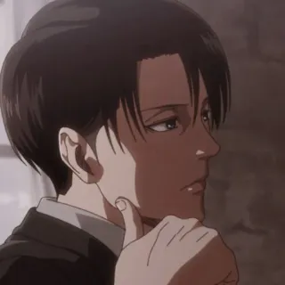 ☕️ 5516611f Levi Ackerman Attack on Titan Levi, Levi Ackerman, Attack on Titan, Anime, Kapten Levi, Manga whatsapp sticker