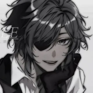 🌟 30433e16 Kaeya Genshin Impact Anime, Game, Genshin Impact, Kaeya, Fanart, Nhân vật, Bịt mắt whatsapp sticker