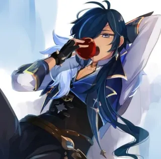 🌟 496c7efc Kaeya Genshin Impact Anime, Genshin Impact, Kaeya, Trò chơi điện tử, Nhân vật, Fan art whatsapp sticker