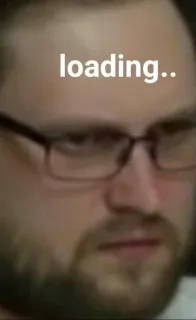 💬 64ece7a1 loading.. loading, waiting, internet, meme, person telegram sticker