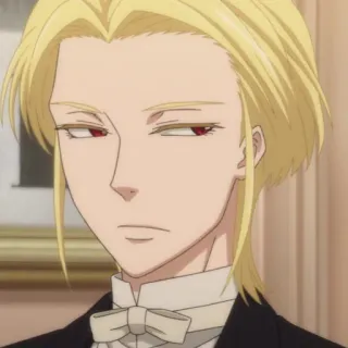 ☕️ 8f88d8f4 William James Moriarty Moriarty the Patriot anime, Moriarty, rubia, ojos rojos telegram sticker