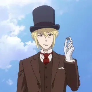 ☕️ eba82dcc William James Moriarty Moriarty the Patriot Anime, Moriarty, Detective, Personaje, Animación telegram sticker