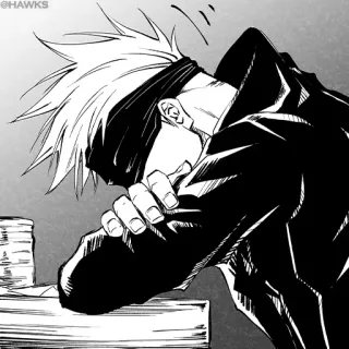 🌐 7acdd854 Gojo Satoru Jujutsu Kaisen Anime, Manga, Gojo Satoru, Jujutsu Kaisen, Fatigué, Chibi whatsapp sticker