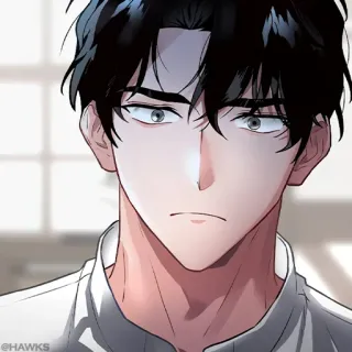 🌐 a63b025b @HAWKS Anime, Manga, Homme, Illustration, Dessin animé, Portrait whatsapp sticker