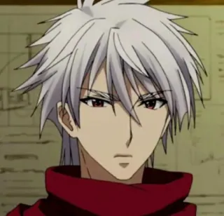 🎴 24767e99 anime, manga, white hair, anime character, character telegram sticker