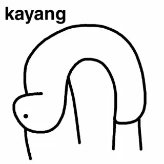 🕶 313f04f7 kayang Meme, Kayang, Hài hước, Tạo dáng, Người que telegram sticker