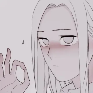 🐚 252930e8 personnage, animé, manga, dessin, personne telegram sticker