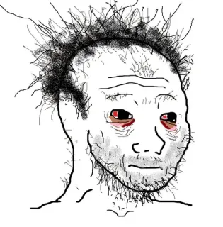 ⬛️ ea0431d8 müde, gestresst, ängstlich, deprimiert, erschöpft telegram sticker