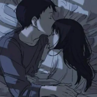 ❤️ 367667f7 pareja, amor, cariño, romance, beso, intimidad telegram sticker