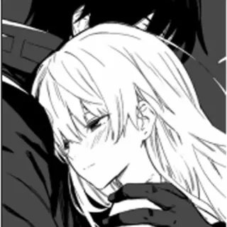 ❤️ 54e93acc Anime, Manga, Pareja, Abrazo, Romance, Arte, Dibujo, Ilustración telegram sticker