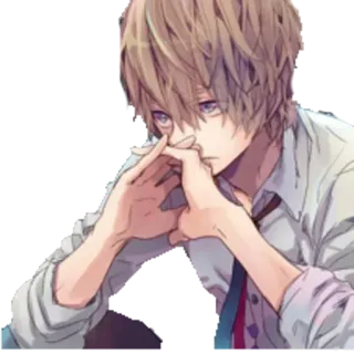 ❤️ ac3b150f Anime, Manga, Chico, Personaje, Ilustración telegram sticker