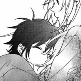 ❤️ b0b662c7 Anime, Manga, Abrazo, Romance, Lindo, Amigos telegram sticker